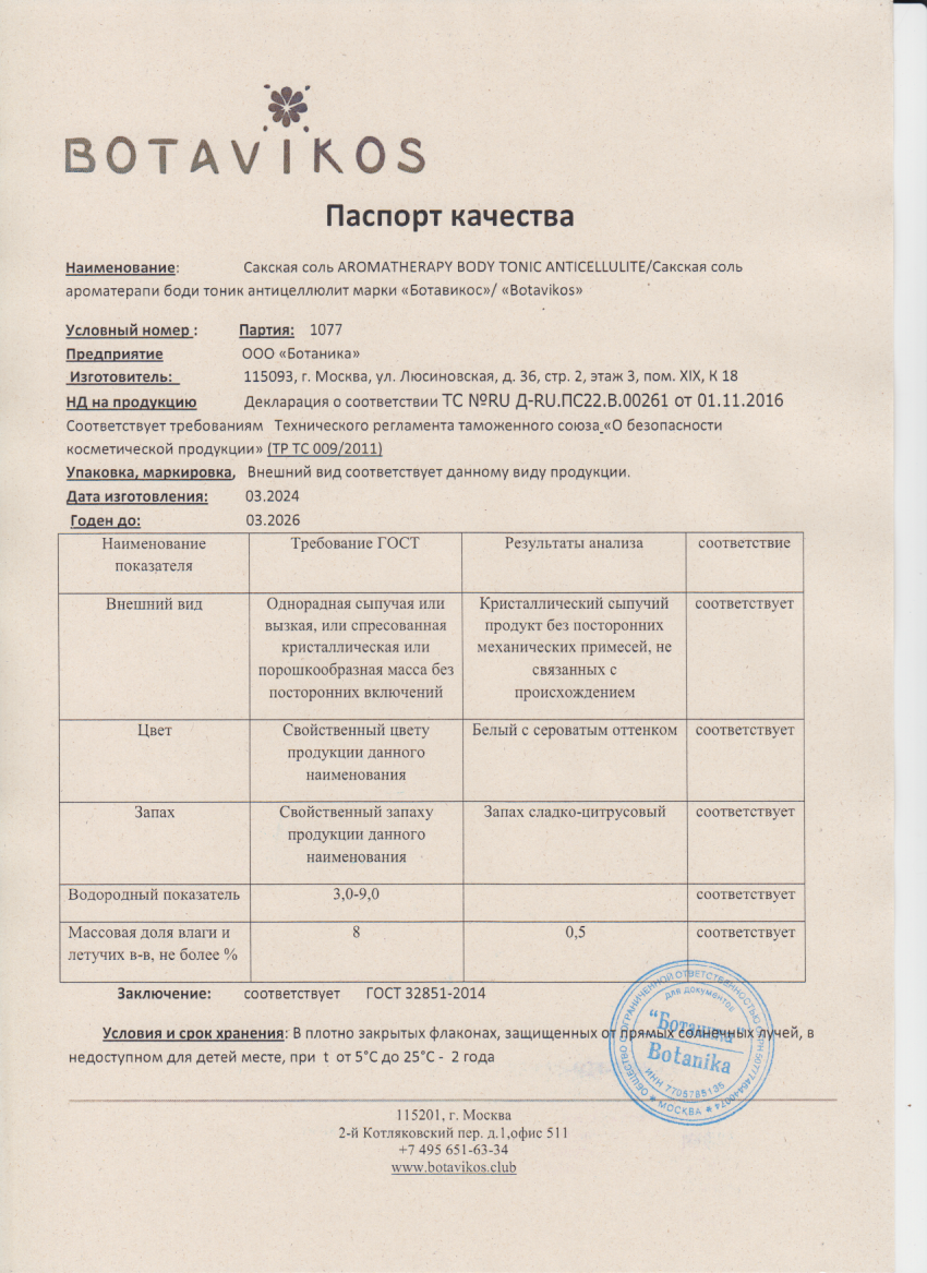 Паспорт №032024
